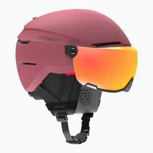 Ски каска Atomic Savor Visor Stereo maroon/red stereo