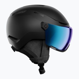 Скиорска каска Atomic Revent Visor Stereo black/blue stereo