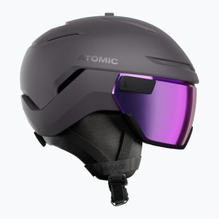 Скиорска каска Atomic Savor GT Visor Stereo iron ore/purple stereo