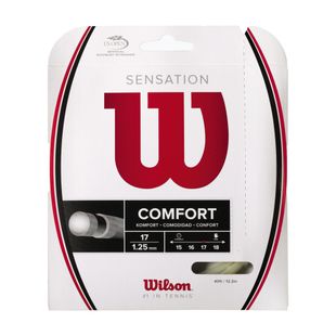 Wilson Sensation 17 тенис струна 12,2 м сива WRZ941100+