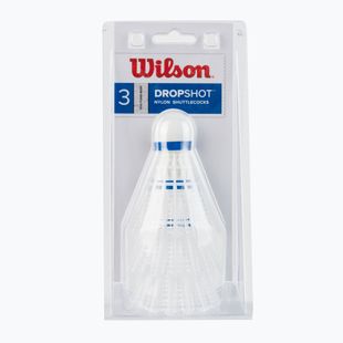 Wilson Dropshot Clamshel совалки за бадминтон 3 бр. бели WRT6048WH+