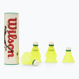 Совалки за бадминтон Wilson Championship 6 бр. жълт