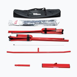 Мрежа за пикълбол Wilson Portable Pickleball Net System white/red