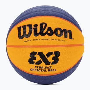 Wilson Fiba 3x3 Game син/жълт баскетболен размер 6