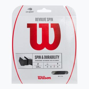 Комплект за тенис Wilson Revolve Spin 17 12,2 м черен WRZ958900+
