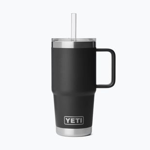 Термо чаша YETI Rambler Straw 739 ml black
