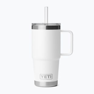 Термо чаша YETI Rambler Straw 739 ml white