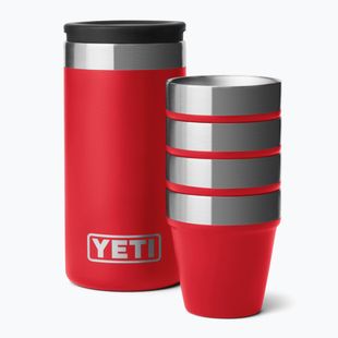 Туристически чаши YETI Shot 48 ml 4 pcs. rescue red
