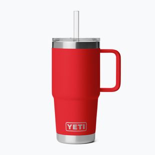 Термо чаша YETI Rambler Straw 739 ml rescue red