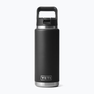 Термо бутилка YETI Rambler Straw 769 ml black