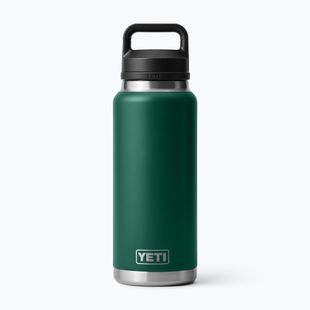 Термо бутилка YETI Rambler Chug 1064 ml black forest green