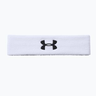 Мъжка лента за глава Under Armour Performance 100 white and black 1276990