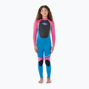 Детски неопренов костюм за плуване Rip Curl Omega 3/2mm Back Zip pink