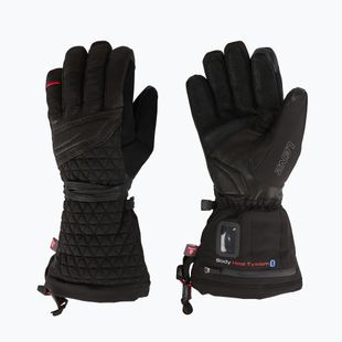 Дамски скиорски ръкавици Lenz Heat Glove 6.0 Finger Cap black