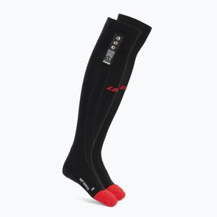 Детски скиорски чорапи Lenz Heat Sock 6.1 Toe Cap Compression black