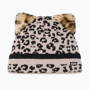 Детска зимна шапка Eisbar Stephie beige/leopard print