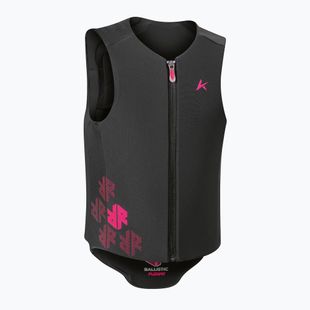 Детска предпазна жилетка Komperdell Ballistic Flex Fit Pro Jr black/pink