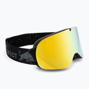 Скиорска маска Red Bull SPECT Rush matt black/smoke with yellow mirror