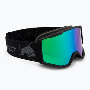 Скиорска маска Red Bull Spect Neon matt black/brown with green mirror