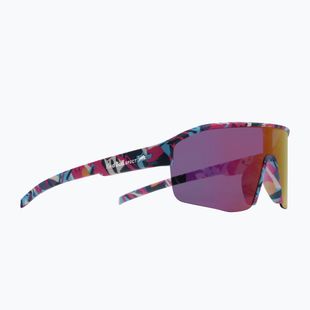 Слънчеви очила Red Bull SPECT Dundee matt blue-pink pattern/smoke pink-yellow mirror