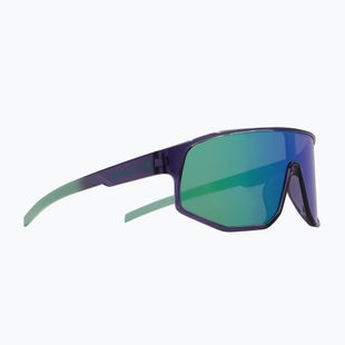 Слънчеви очила Red Bull SPECT Dash dark purple/smoke with green-purple mirror