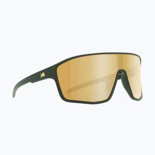 Слънчеви очила Red Bull SPECT Daft matt metallic olive/ brown with gold mirror