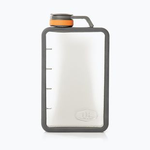 GSI Outdoors Boulder Flask сребристо-сива 79346 туристическа бутилка за спиртни напитки