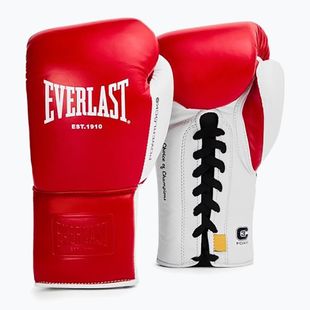 Боксьорски ръкавици Everlast Powerlock OG Pro Fight red/white