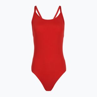 Дамски едноцветен бански Funkita Diamond Back Still Red