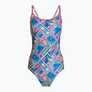 Дамски бански костюм от една част Funkita Diamond Back One Piece coco canel