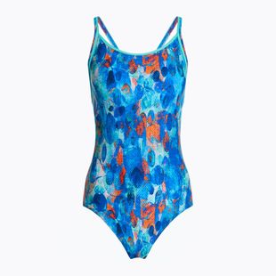 Дамски бански костюм от една част Funkita Diamond Back One Piece paint press