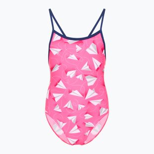 Детски бански костюм от една част Funkita Single Strap One Piece paper pink
