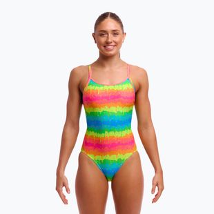 Дамски бански от една част Funkita Diamond Back One Piece melting mayhem