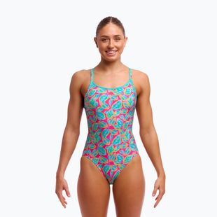 Дамски бански Funkita Diamond Back One Piece Planted Pink