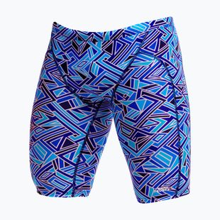 Мъжки плувни шорти тип клин Funky Trunks Training Jammers blue bits
