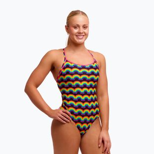 Дамски цял бански костюм Funkita Diamond Secure One Piece rainbowie