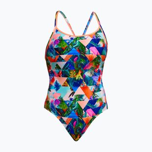 Дамски цял бански костюм Funkita Diamond Back One Piece palm prism
