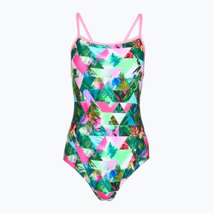 Дамски цял бански костюм Funkita Single Strap One Piece sub lime