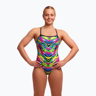 Дамски цял костюм за плуване Funkita Single Strap One pieces happy hide