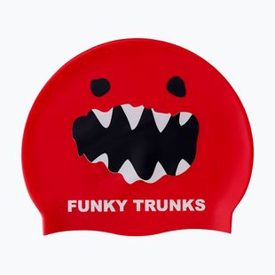 Плувна шапка Funky Trunks Silicone red monster