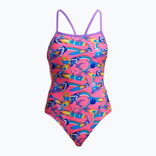 Дамски цял костюм за плуване Funkita Single Strap One Piece sweet surfers