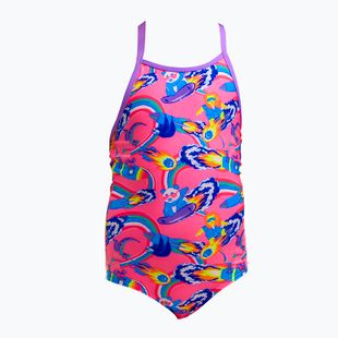 Детски цял бански костюм Funkita Printed One Piece sweet surfers
