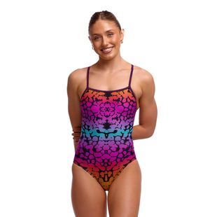 Дамски цял костюм за плуване Funkita Single Strap One Piece wild animal