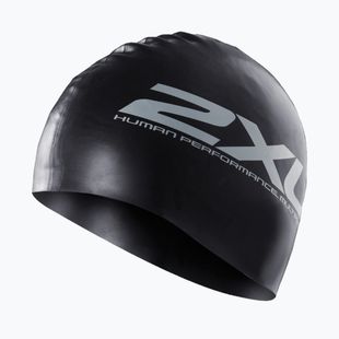 Шапка за плуване 2XU Silicone black/black