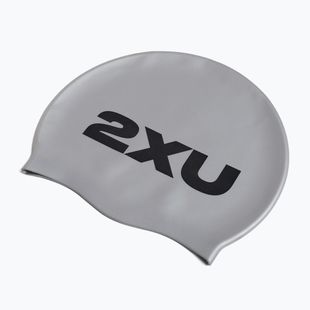 Шапка за плуване 2XU Silicone  silver/silver