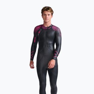 Мъжки костюм за триатлон 2XU Propel PRO 3 mm black/punk pink