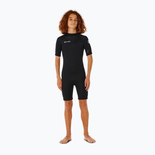 Детски неопренов костюм за плуване Rip Curl Trad 2/2mm Back Zip Springsuit black