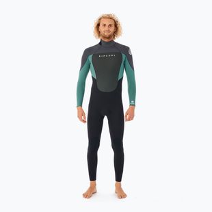 Мъжки Rip Curl Omega B/Zip M 4/3 mm GB 8088 black/green пяна за плуване 138MFS