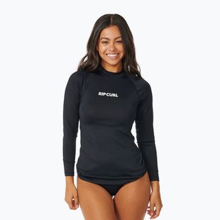 Rip Curl Classic Surf UPF Swim Rashguard с дълъг ръкав за жени black