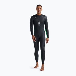 Мъжки спортен костюм за триатлон 2XU Propel Openwater black/bright green